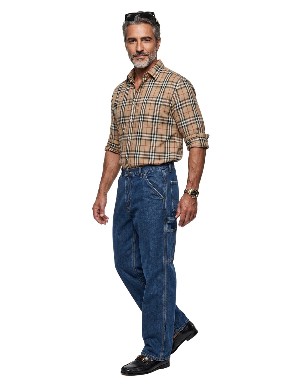 CARTHARTT B13 DPS Loose Original Fit Carpenter Jeans NEW Dark denim Wash Relaxed